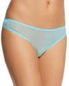 On Gossamer Mesh Hip Bikini In Blue Radiance