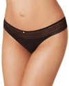 Passionata By Chantelle Knit Thong In Black