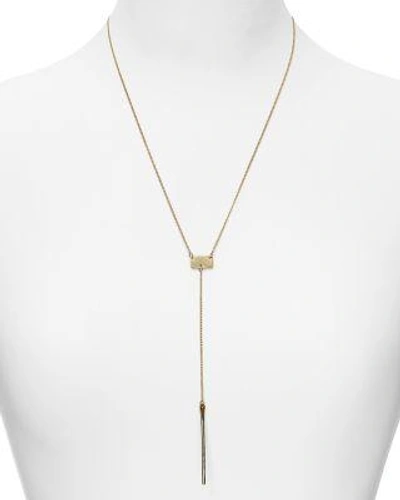 Phyllis And Rosie Phyllis + Rosie Y Bar Necklace, 20 In Yellow Gold