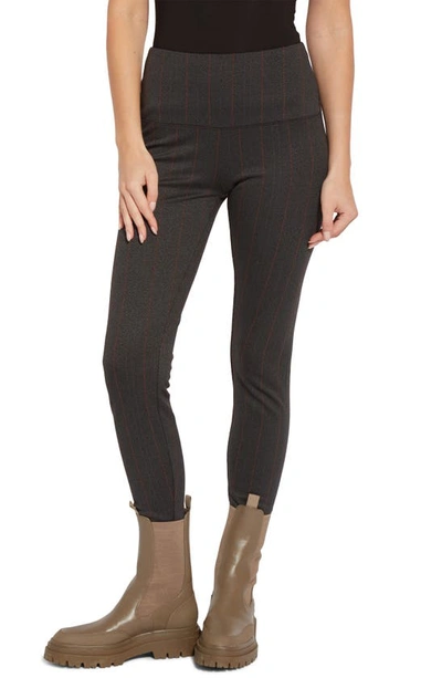 Lyssé Signature Patterned Leggings In Harness Herringbone