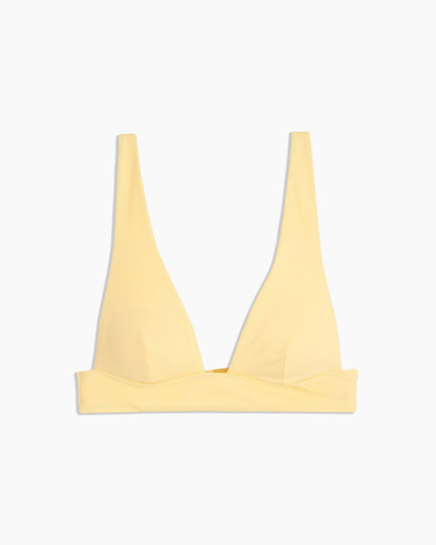 Onia Mallory Bikini Top In Yellow