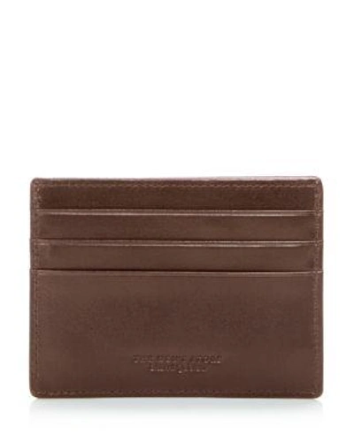 The Men's Store At Bloomingdale's Rfid Michigan Card Case - 100% Exclusive In Brown