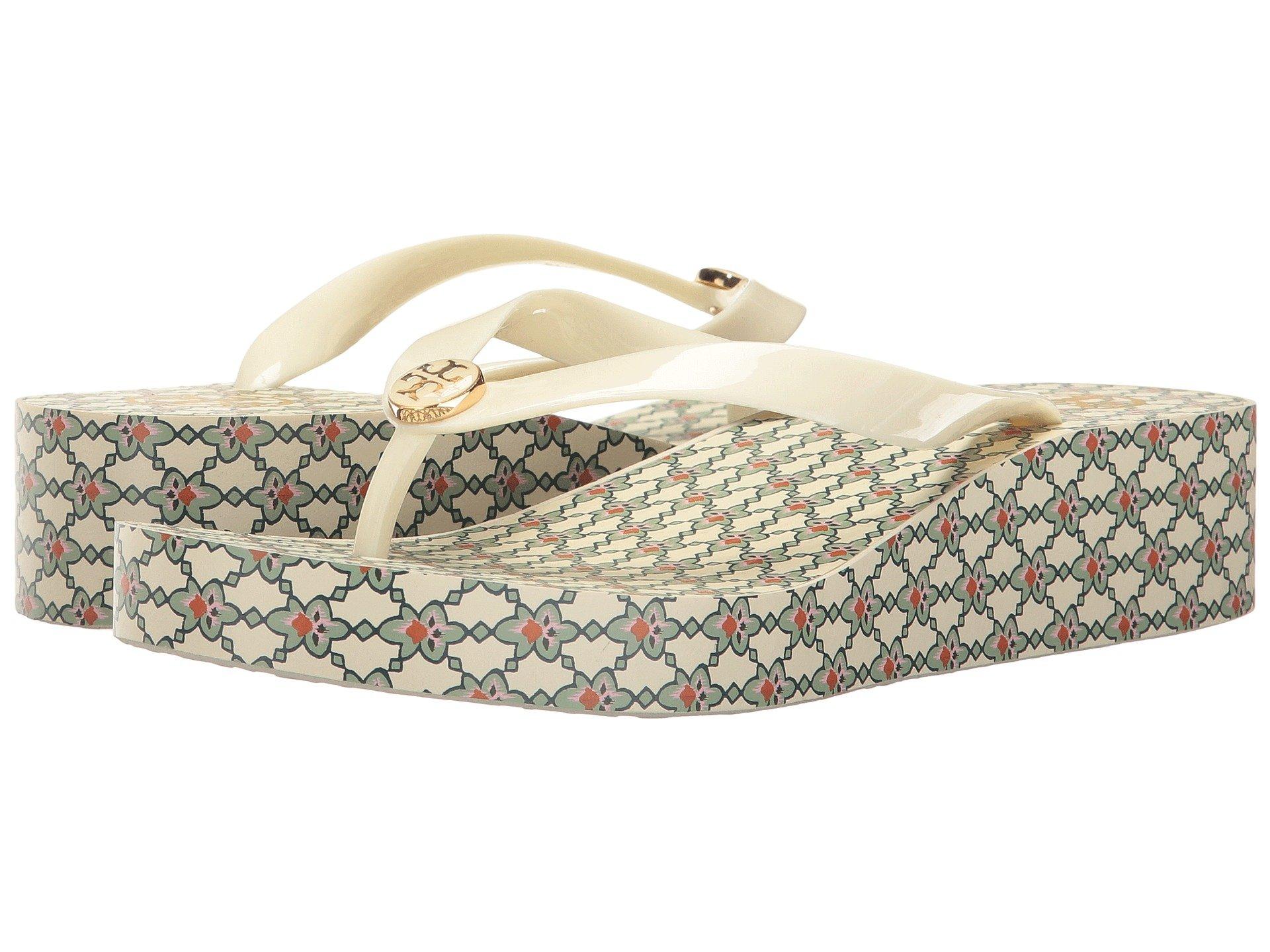 tory burch platform flip flops