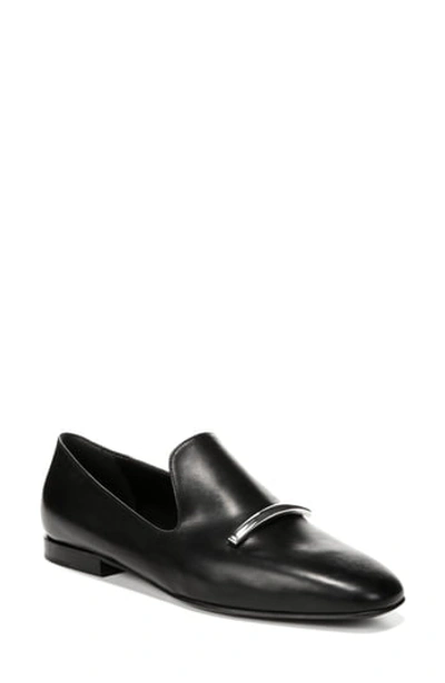 Via Spiga Women's Tallis Leather Loafers In Black Leather
