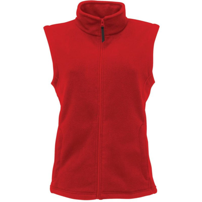 Regatta Womens/ladies Micro Fleece Bodywarmer / Gilet In Red
