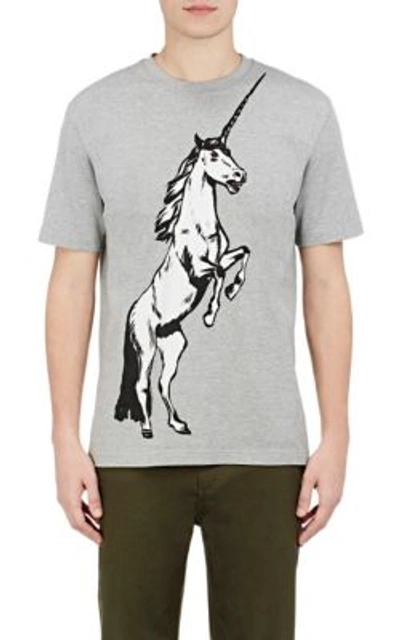 Balenciaga Unicorn-graphic T-shirt In Grigio | ModeSens