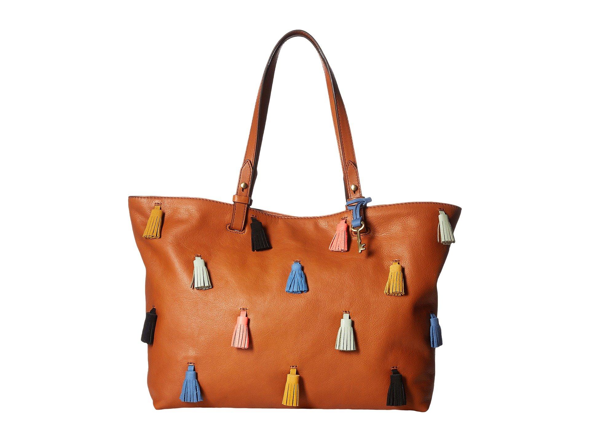 fossil rachel tote tan