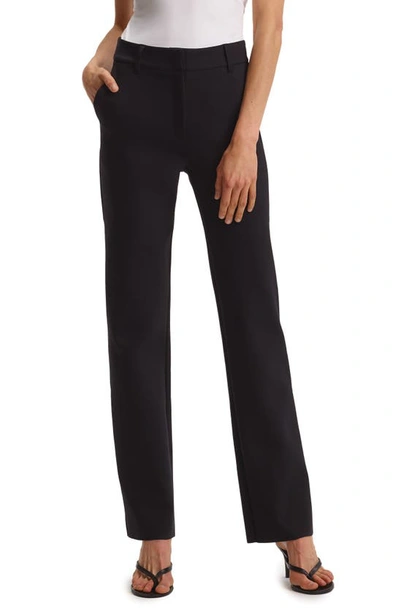 Commando Ceo Neoprene Straight-leg Trousers In Black