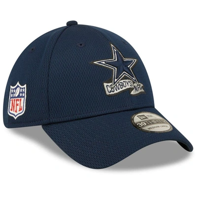 New Era Navy Dallas Cowboys 2022 Sideline 39thirty Coaches Flex Hat
