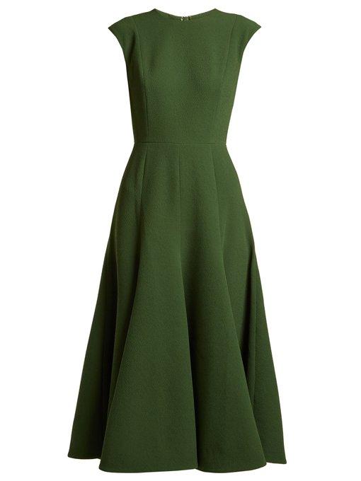 dark moss green dress