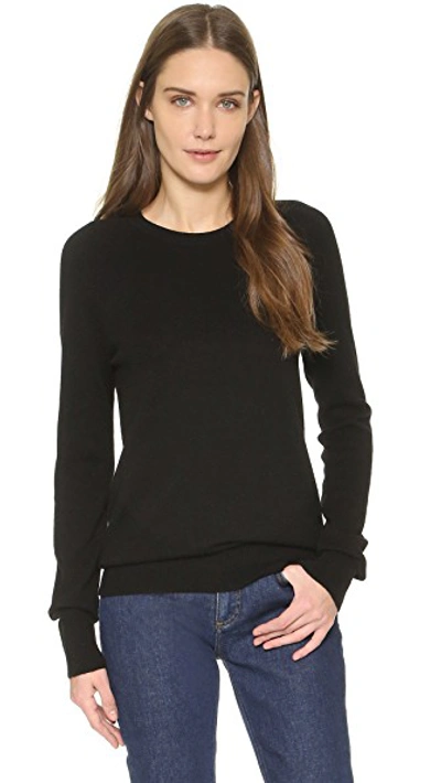 Equipment Sloane Cashmere Crew Neck Sweater In Black