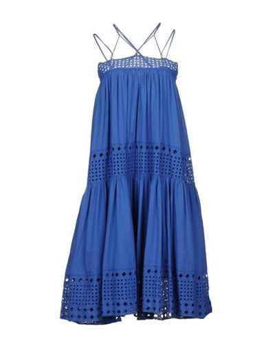 Plein Sud Jeanius Knee-length Dress In Blue