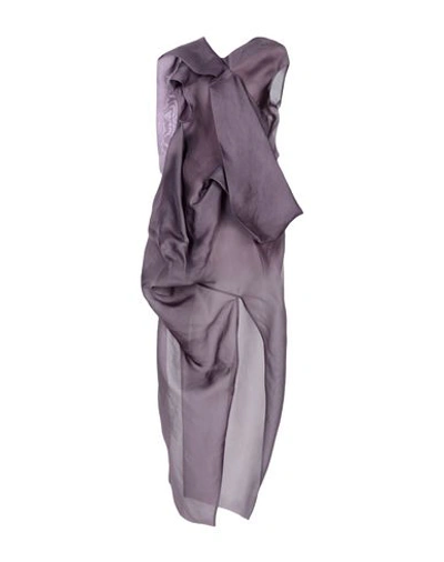 Rick Owens Formal Dress In Purple