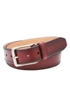 Fossil Griffin Leather Belt In Cordovan