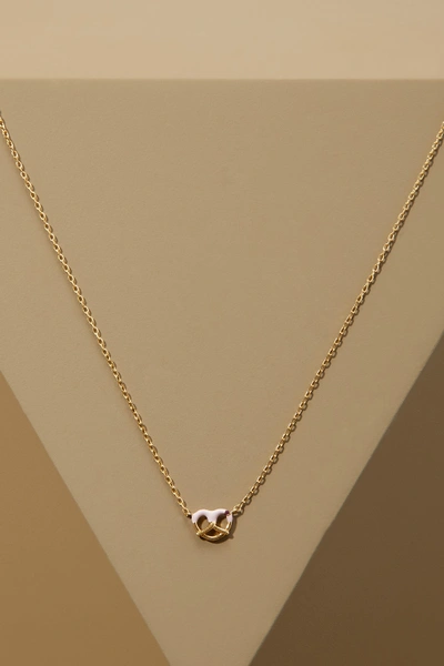 Marc Jacobs Dipped Pretzel Pendant Necklace