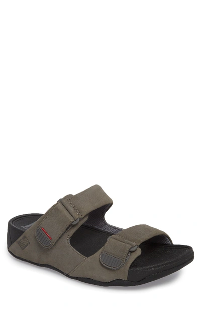 Fitflop Gogh Sport Slide Sandal In Charcoal