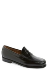 G.h. Bass & Co. 'larson - Weejuns' Penny Loafer In Black Leather