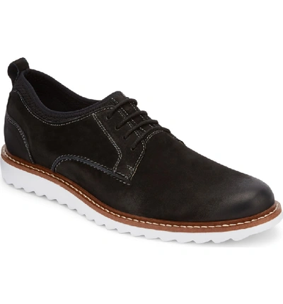 G.h. Bass & Co. Men's Buck 2.0 Plain-toe Oxfords Men's Shoes In Black Nubuck
