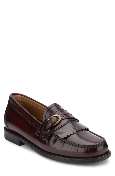 G.h. Bass & Co. Wakeley Kiltie Loafer In Burgundy
