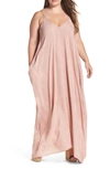 Elan Cover-up Maxi Dress In Rose