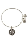 Alex And Ani Endless Knot Bracelet In Russian Silver