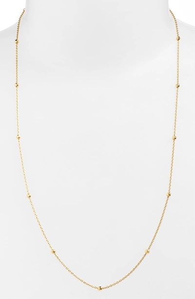 Argento Vivo G Station Necklace, 34 In Gold