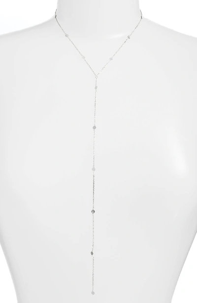 Argento Vivo Mirror Station Long Y-necklace In Silver