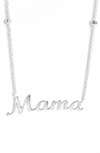 Argento Vivo Mama Pendant Necklace In Silver