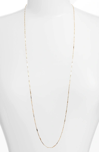 Argento Vivo Long Mirror Bar Station Necklace In Gold