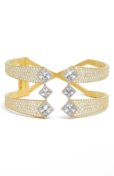 Freida Rothman Visionary Fusion Hinge Cuff In Gold