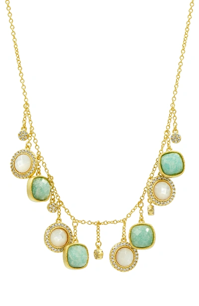 Freida Rothman Amazonian Allure Frontal Necklace In Gold
