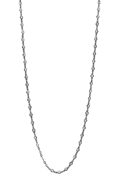 Freida Rothman Signature Radiance Necklace In Black