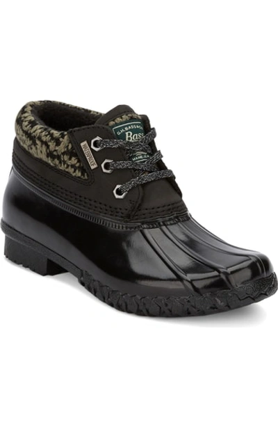 G.h. Bass & Co. Dorothy Waterproof Duck Boot In Black/ Black