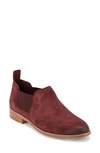 G.h. Bass & Co. Brooke Chelsea Bootie In Wine Suede