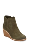 G.h. Bass & Co. Rosanne Wedge Bootie In Hunter Green Suede