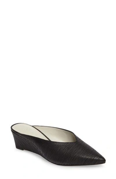 1.state Leanne Mule In Black Leather