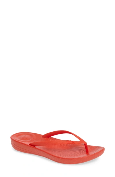 Fitflop Iqushion Flip Flop In Flame