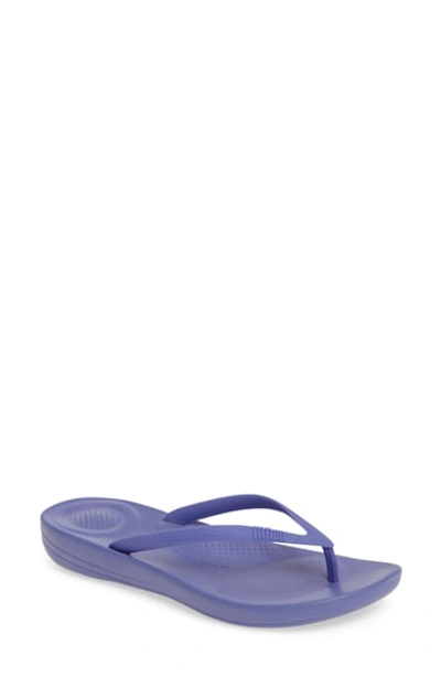 Fitflop Iqushion Flip Flop In Blue Violet