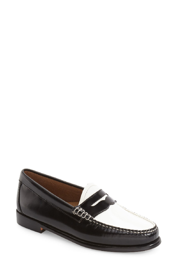 bass weejun whitney leather loafer