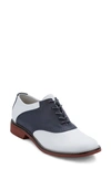 G.h. Bass & Co. G.h. Bass And Co. Dora Lace-up Oxford In Navy/ White Leather