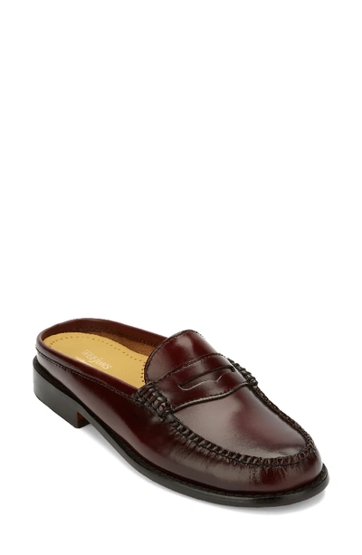 G.h. Bass & Co. Women's Wynn Mules Women's Shoes In Cordovan Leather