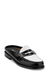 G.h. Bass & Co. Women's Wynn Mules Women's Shoes In Black/ White Leather