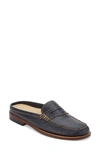 G.h. Bass & Co. Wynn Loafer Mule In Navy Leather