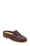 G.h. Bass & Co. Wynn Loafer Mule In Eggplant Leather