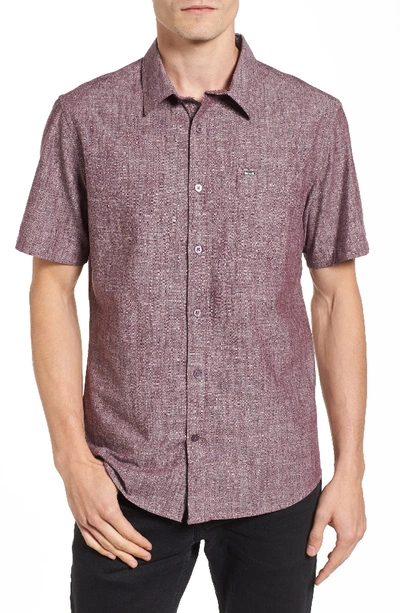 Hurley Men's One And Only Cotton Shirt In Mahogany