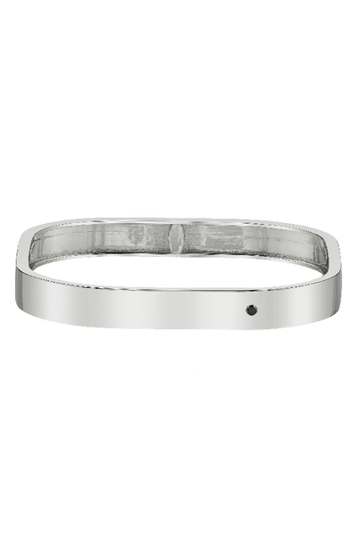 Iconery X Rashida Jones Square Bangle In Sterling Silver