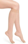 Item M6 Sheer Compression Knee High Socks In Savanna