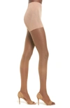 Item M6 Invisible Open Toe Tights In Bronze