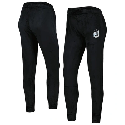 Concepts Sport Black Minnesota United Fc Intermission Velour Cuffed Pants