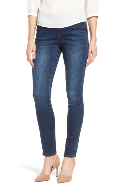 Jag Jeans Nora Stretch Waist Pull-on Skinny Jeans In Medium Indigo